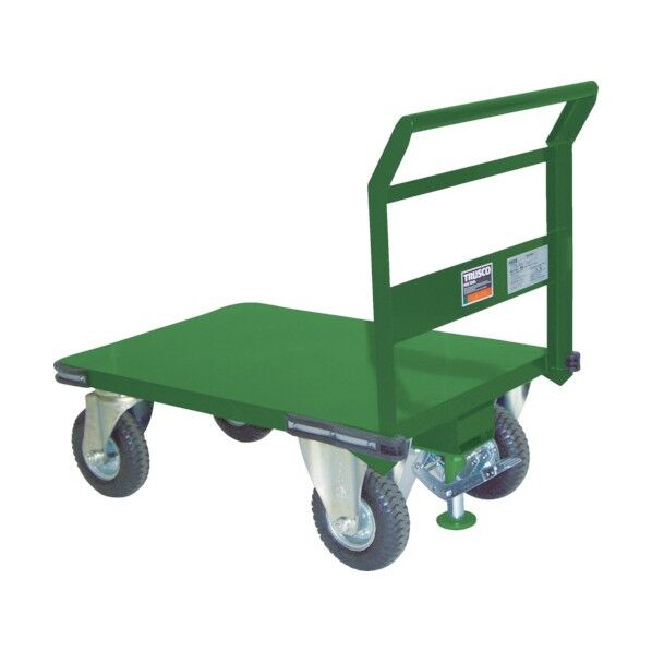 鋼鉄製運搬車(固定ハンドルタイプ・空気入タイヤ) ストッパー付