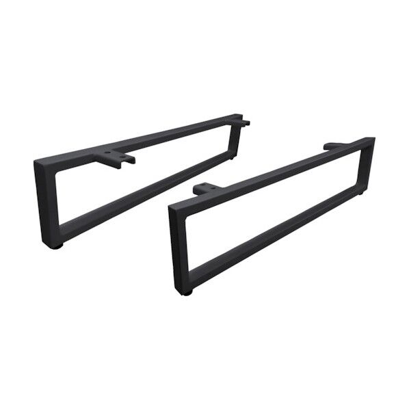 カスタマイズスツール用脚部 580×130 ブラック TSLE-BK 1点