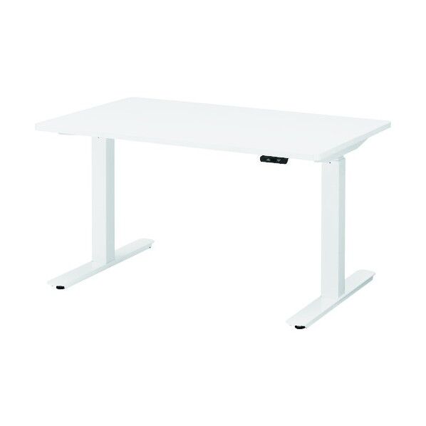 トラスコ(TRUSCO) メラミン天板 電動昇降式 ワークデスク 1200×750×H640～1290 MMB-1275 1点...