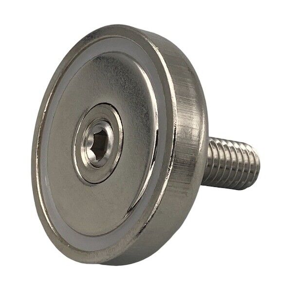 マグネット(ネオジキャップ磁石) 丸型おねじ 滑り止めゴム付 Φ10-15 NMYM10-15 1点