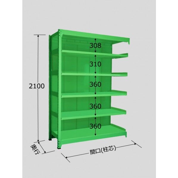 中量棚PB型パネル付 PB2746R 1