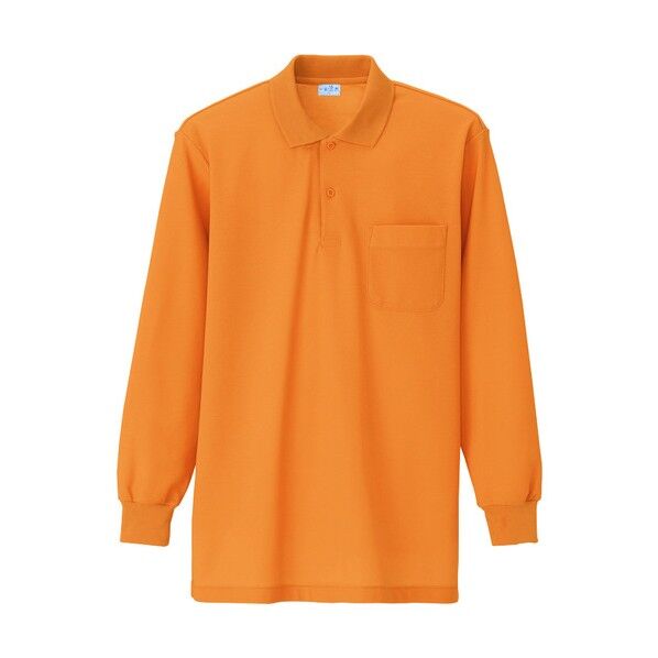 長袖ポロシャツ(男女兼用)AZ860-022ゴールドイエローLL 022ゴールドイエロー LL 860 1