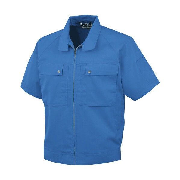 半袖ブルゾンP-6690 6 Eブルー EL