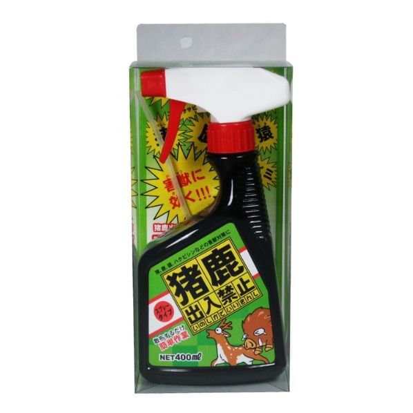 猪鹿出入禁止 スプレータイプ 400ML 1個