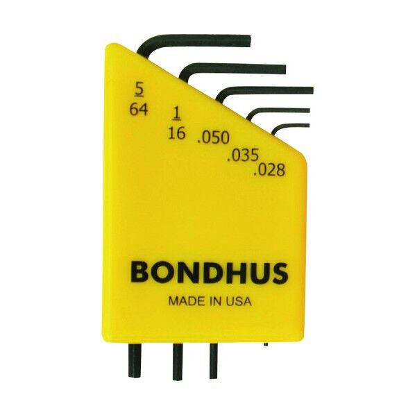 精密六角レンチセット 0.028-5/64インチ HLX5S 5本