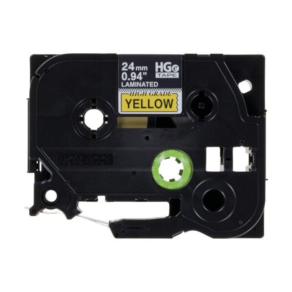 HGEテープ 黒字/黄地/24mm HGE-651V 1点