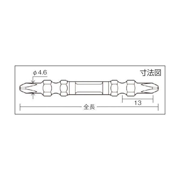 ハイパー龍靭ビット スリムタイプ 5本組