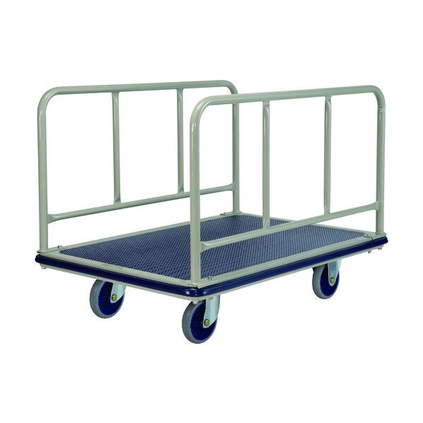 特大型スチール台車 長手側サイドハンドル付 低床型