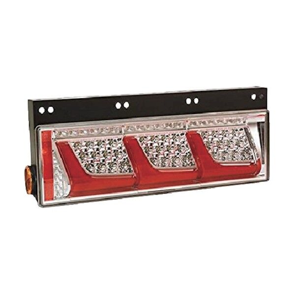 左レッドVerシーケンシャルトラック用オールLEDリアコンビネーションランプ3連タイプ16年/17年対応 LEDRCL-24LS21 1点