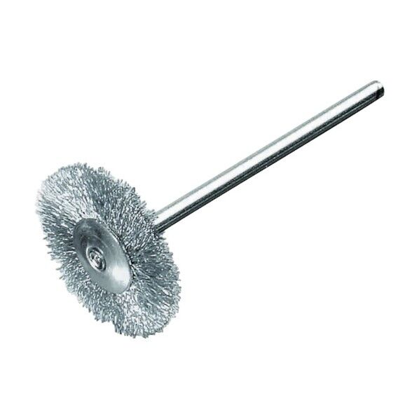 軸付ミニチュア平型ブラシ