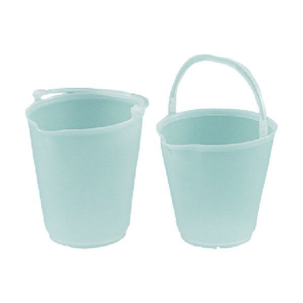 こぼし口付バケツ 12L PP 814-23-62-01 1点