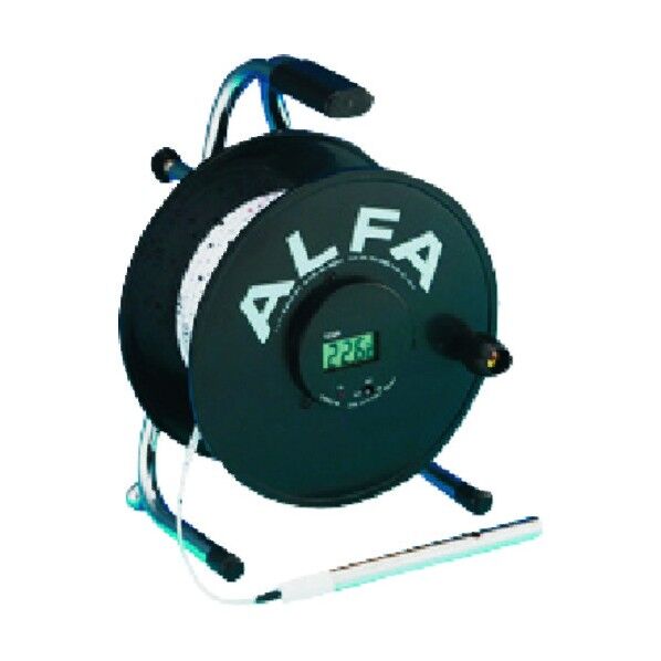 水位温度計 ロープ式 50m 木箱入 919-63-63-02 1点