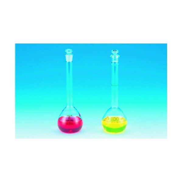 メスフラスコ 5mL 透明摺 アロー 939-11-04-21 1点