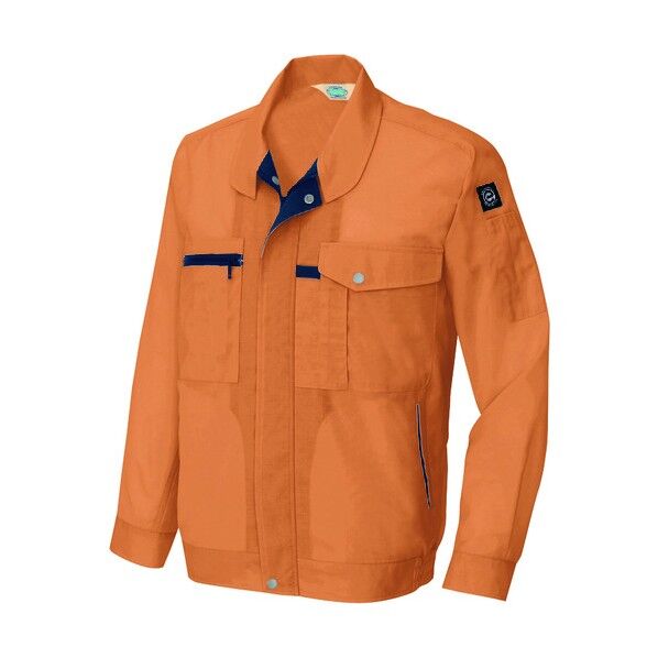 長袖サマーブルゾン(男女兼用)AZ5360-063オレンジB3L 063オレンジ B3L 5360 1