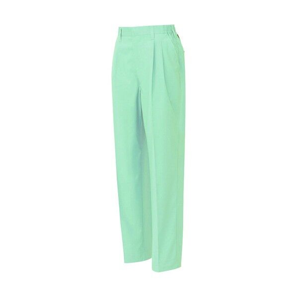 レディースシャーリングパンツ（2タック） 005アースグリーン 3L 5363 1