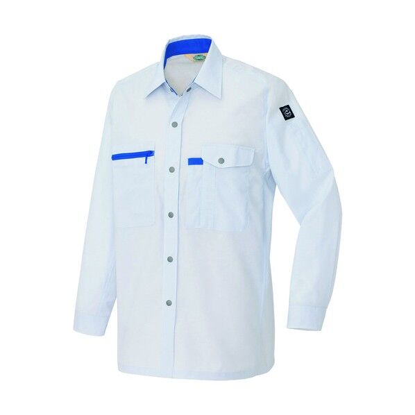 長袖シャツ（男女兼用）（薄地） 003シルバーグレー L 5365 1