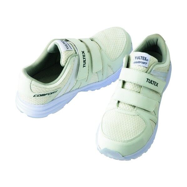 セーフティシューズ（面ファスナー）（男女兼用） 001ホワイト 25.5 51651 1