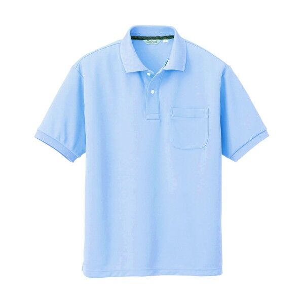 メンズ半袖ポロシャツ 001サックス 3L CL1000 1