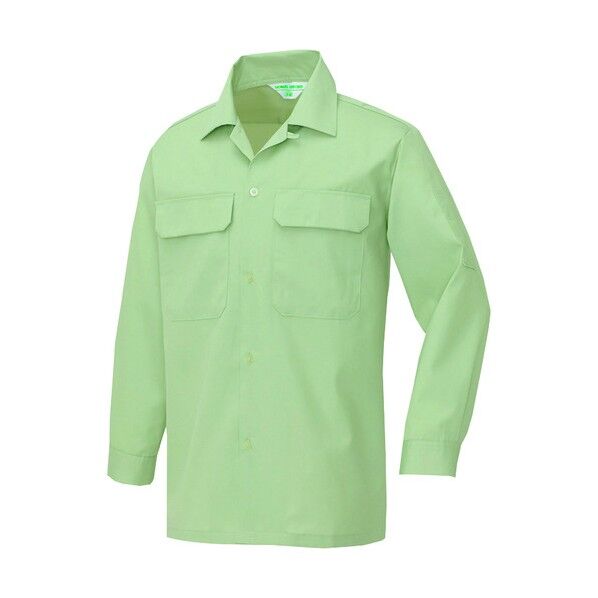 長袖シャツ(男女兼用)(薄地) 005アースグリーン 3L 530 1