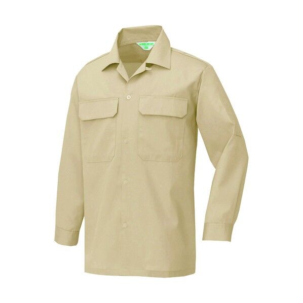 長袖シャツ（男女兼用）（薄地） 012ライトベージュ M 530 1