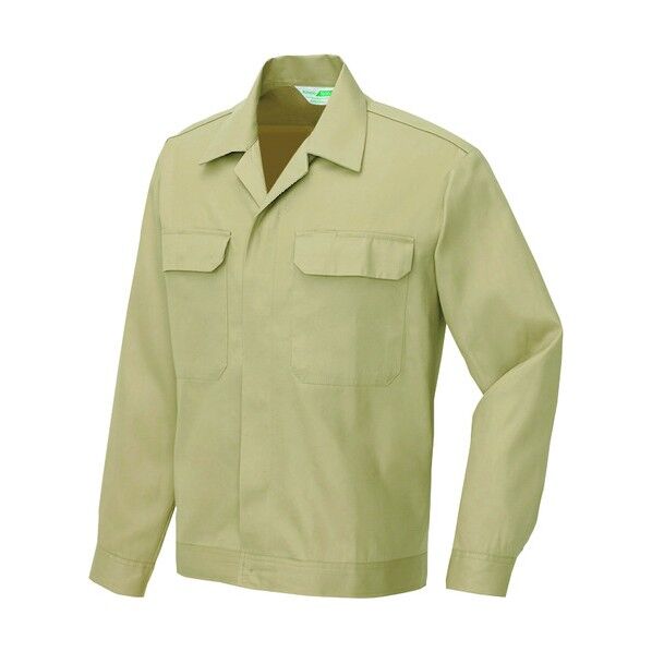 7650長袖サマージャンパー(男女兼用) 002カーキ L 562 1