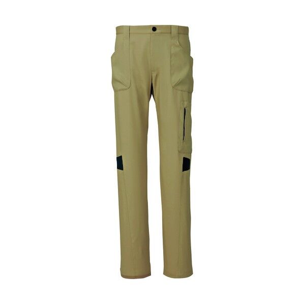 ストレッチカーゴパンツ(ノータック)(男女兼用)AZ7844-025カーキSS 025カーキ SS 7844 1