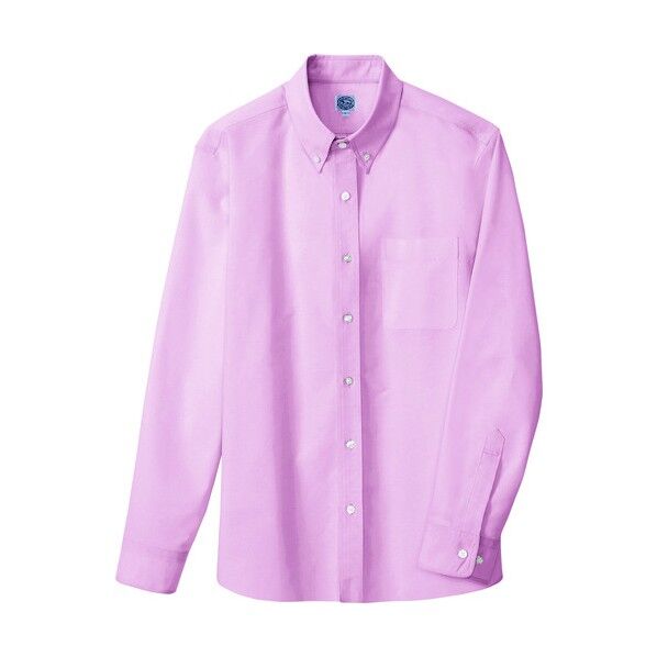 メンズ長袖オックスボタンダウンシャツ 060ピンク LL 7870 1