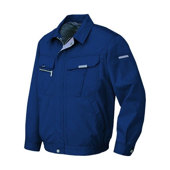 長袖サマーブルゾン（男女兼用） 008ネイビー L 9031 1