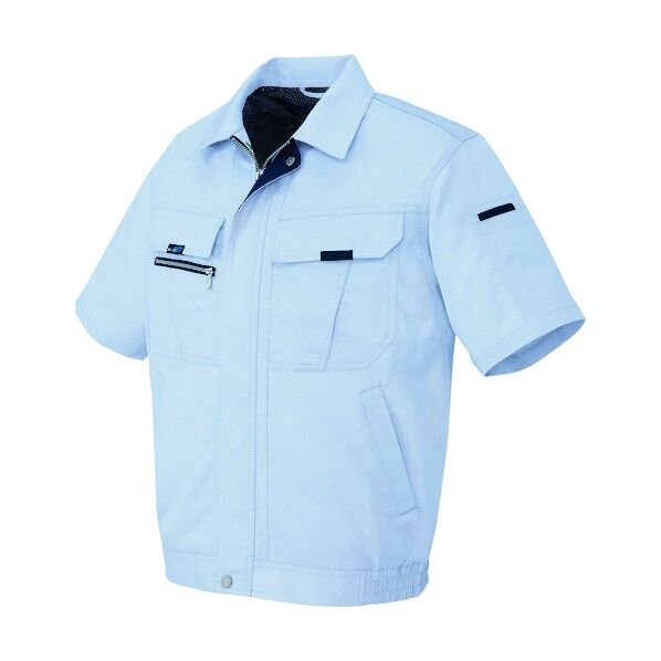 半袖ブルゾン（男女兼用） 007サックス LL 9032 1