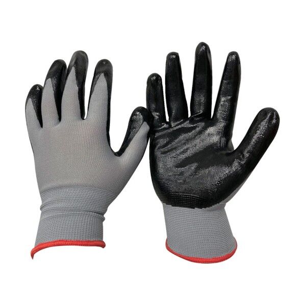 ニトリルゴム背抜き手袋 L BP147 L 10双