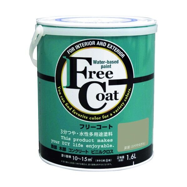 新フリーコート 深川鼠(ふかがわねずみ) 1.6L 1缶