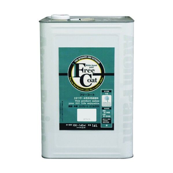 新フリーコート ホワイト 14L 1缶