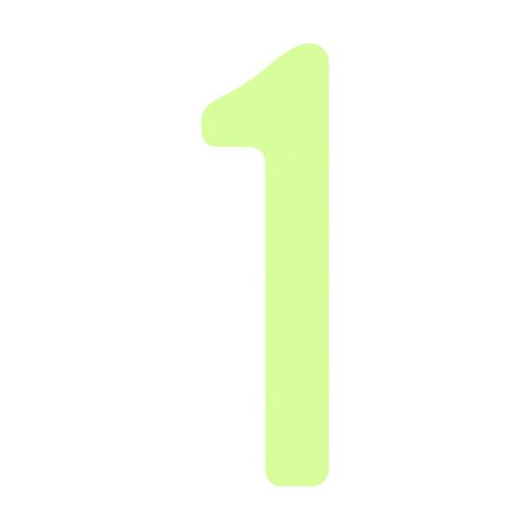 数字ステッカー(蓄光)