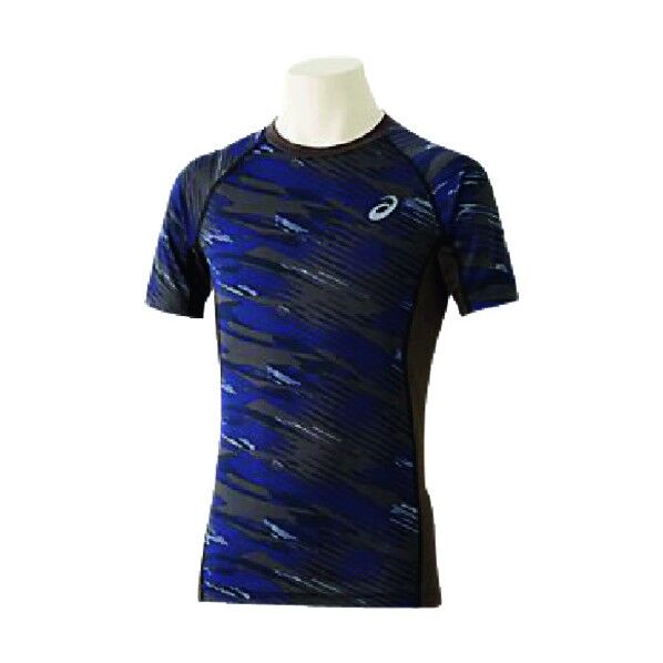 ウィンジョブ ハーフスリーブシャツ Ag＋(銀イオン) 401(ピーコート×ダークグレー) L 2271A040 1着