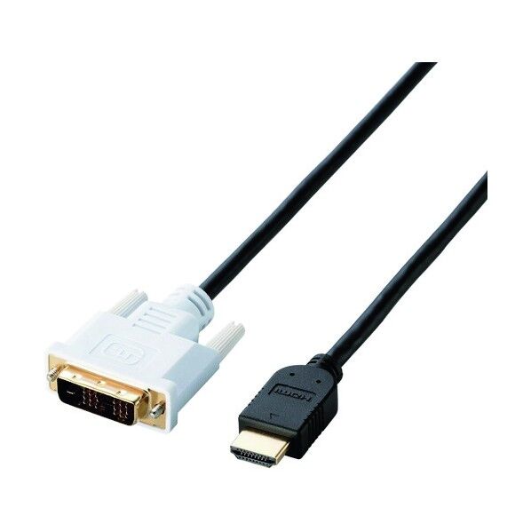 【法人専用品】HDMI-DVI変換ケーブル 1.5m ブラック DH-HTD15BK 1点