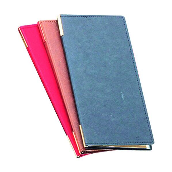 ラバーメニューブック RB-105(タテ小)ブラウン