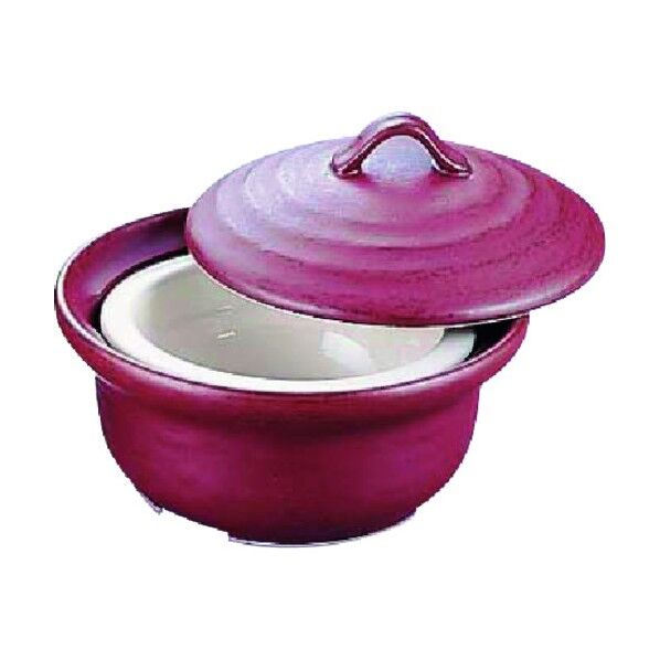 うるわし 萬来鍋 赤 QNB2502 1点
