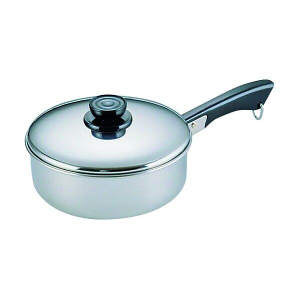 マルタマ 18-0浅型ソースパン 16cm ASC08016 1点