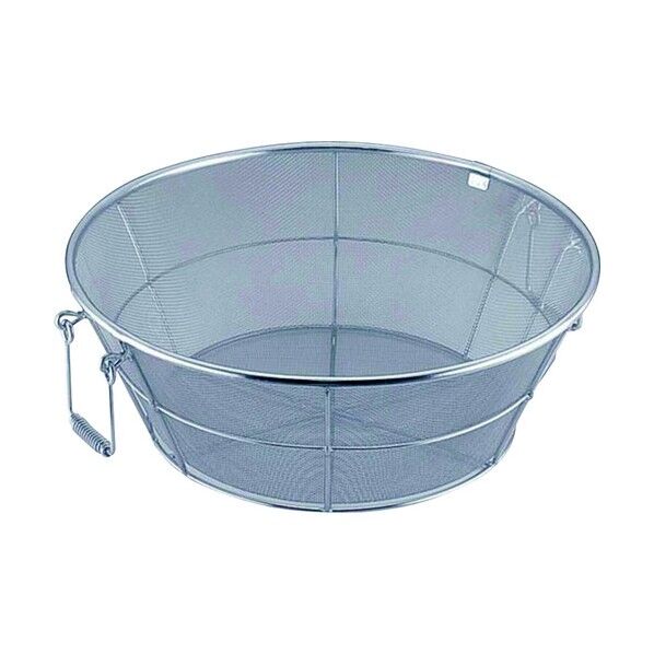 弁慶 18-8手付揚ザル 細目 45cm AAG03045 1個