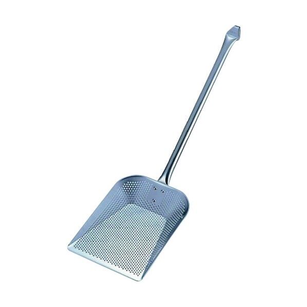 UK18-8パンチングフライヤー用角カス揚 (パイプハンドル) L AKS261 1個