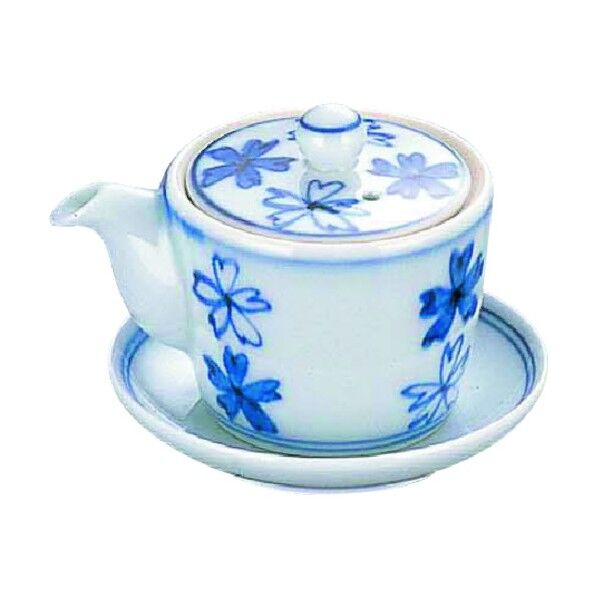 エムズジャパン 桜絵 台付ミニ醤油差シ(受皿付) T05-20 RKS4801 1個