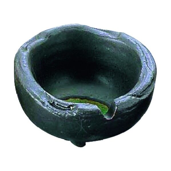 エムズジャパン 錆グリーンヒネリ灰皿・小 T03-76 RHI4201 1個