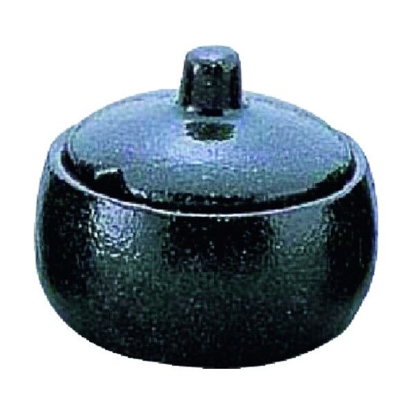 エムズジャパン 瀬戸黒(玉形)辛子入 ミニ Y-005 RMJD901 1個