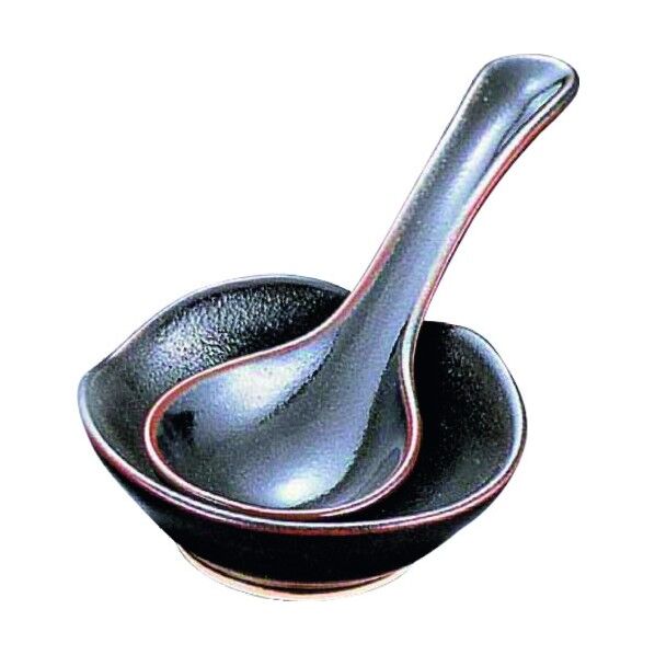 エムズジャパン 柚子天目 小レンゲ T03-239 RLVL201 1個