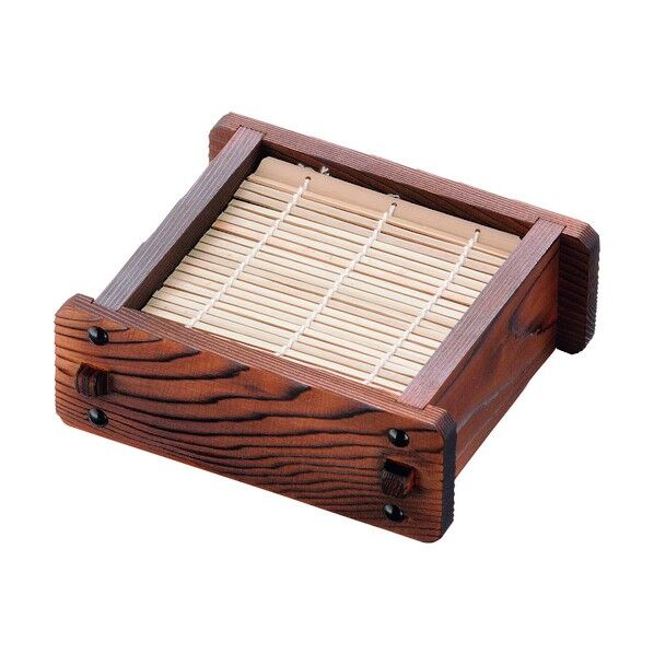 雅ウルシ工芸 ネズコ 角セイロ 小 QKK12003 1個