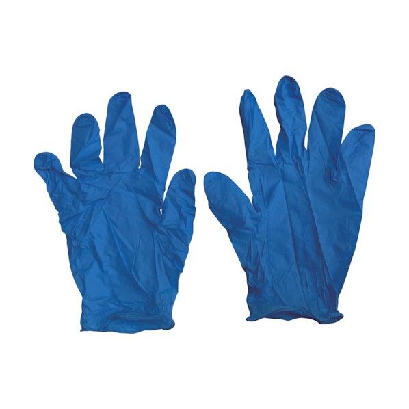 スーパーニトリルグローブ粉無青 SS 671340 1点