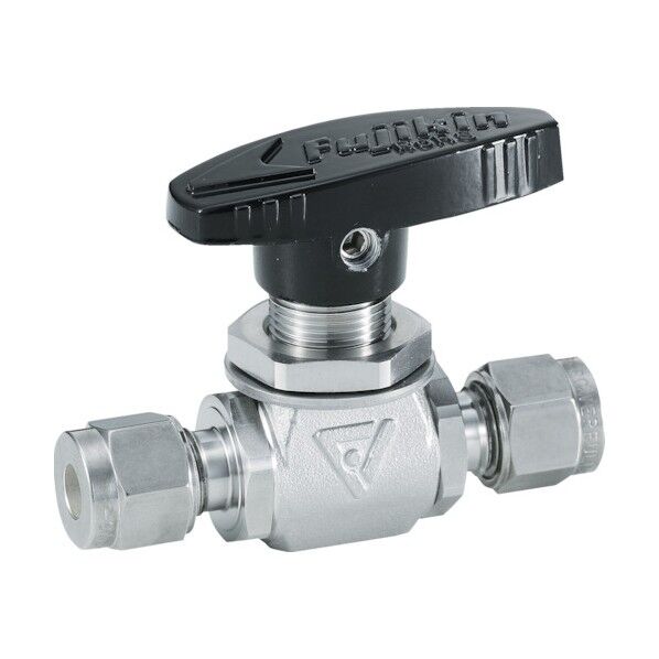 SUS製4.90MPaパネルマウント式ボール弁PUBV958V PUBV-95-8-V 1点