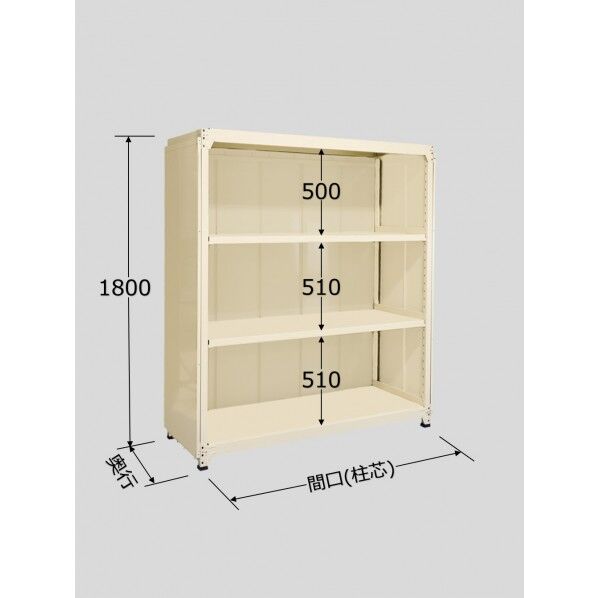 中軽量棚PMLW型パネル付 250kg/段