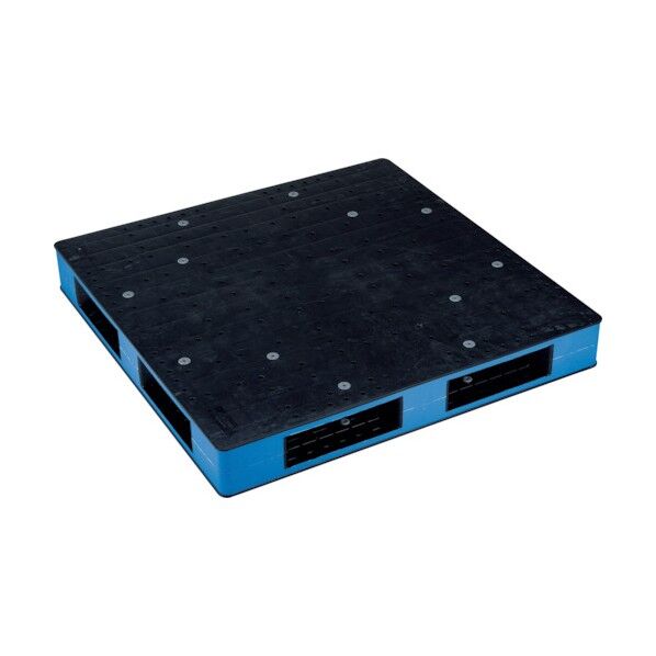 リサイクルパレット HB-R4・1111SCブラック/ブルー HBR41111SCBKB 1点