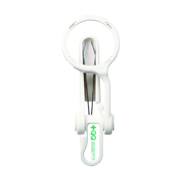 GREENBELL GREENBELL トゲ抜き用ルーペ付き毛抜き 151×70×20MM QQ-508 1個...